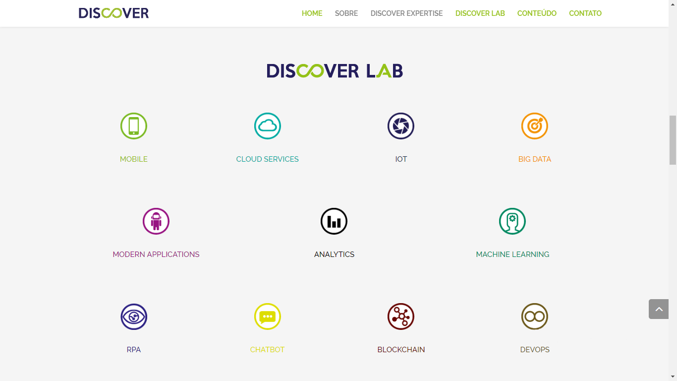 Discover - site tela Lab